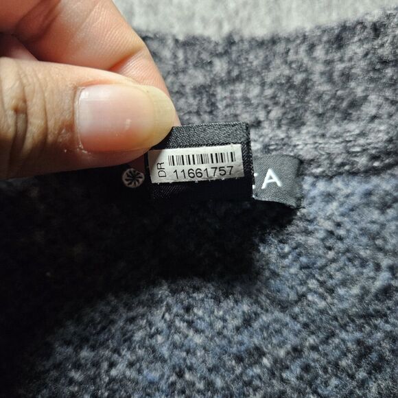 Athleta Textured Westlake Cardigan Merino Wool Blend Grey Blue Size XS - Picture 3 of 6